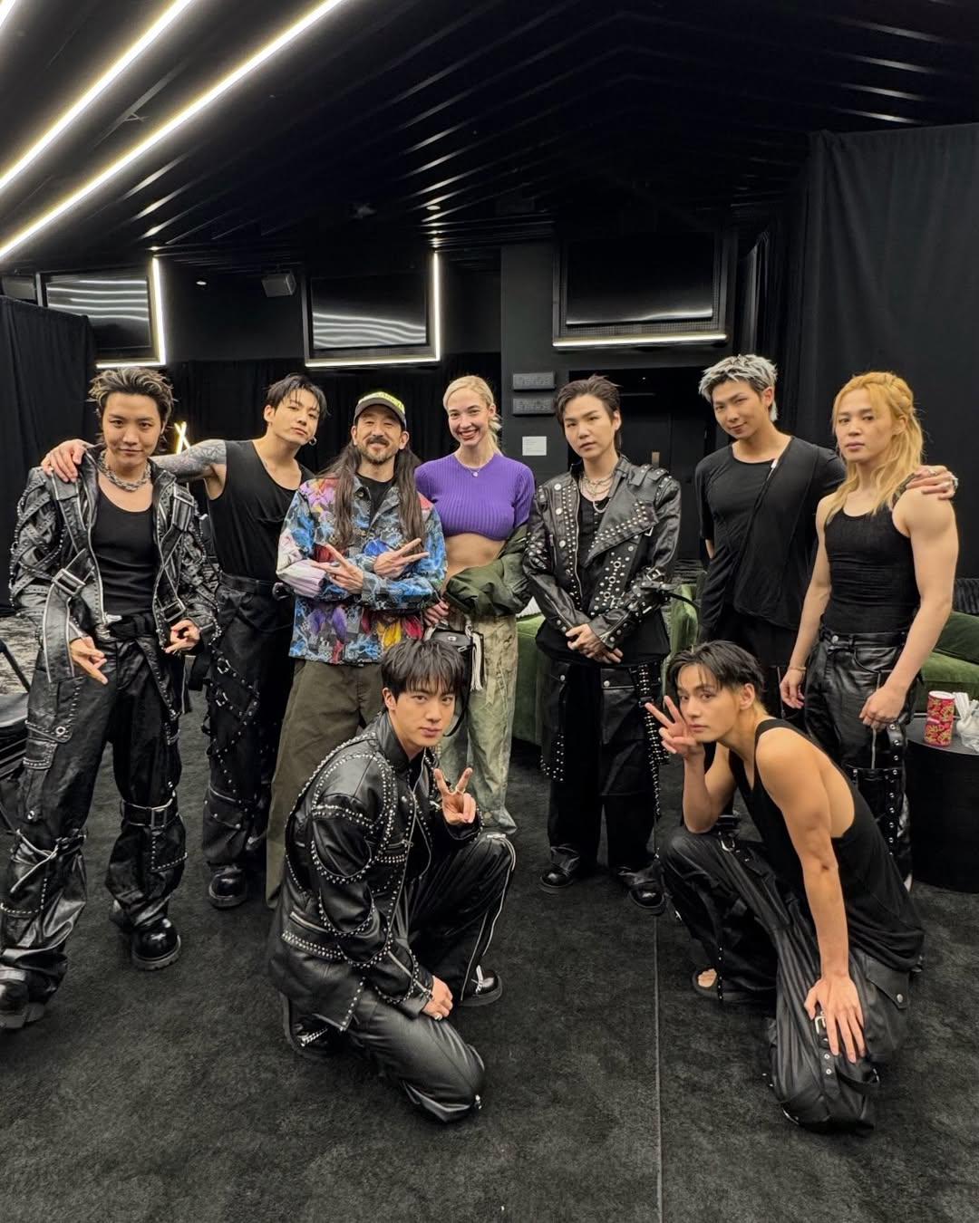 Steve Aoki IG Post with BTS - 270526