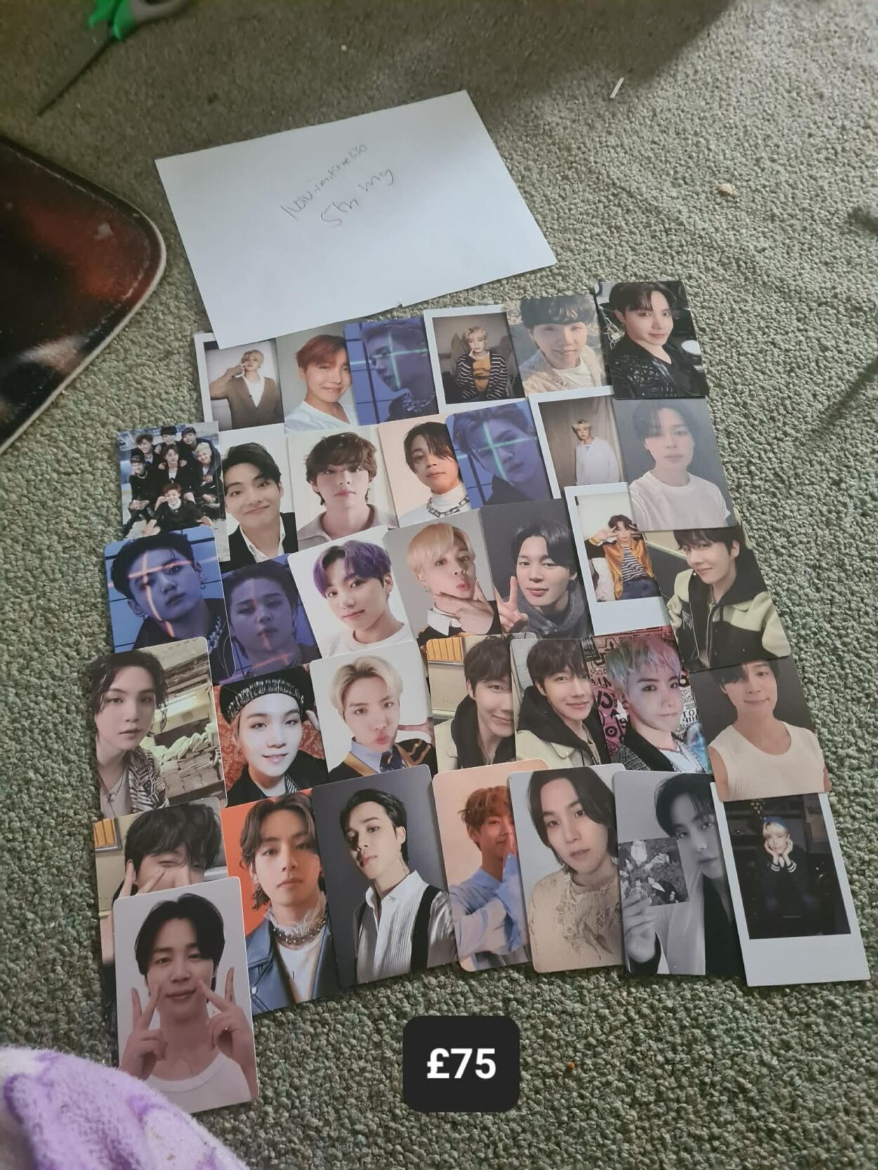 WTS BTS PHOTOCARD SET OFFICAL (UK/WW)