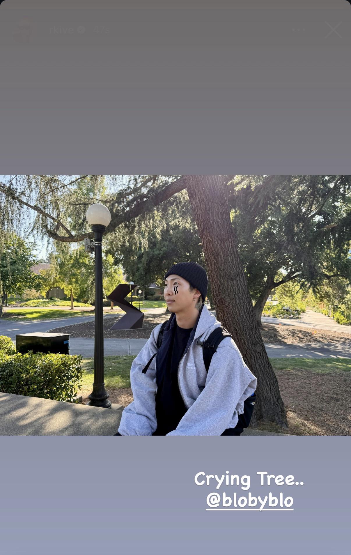 260519 RM on Instagram
