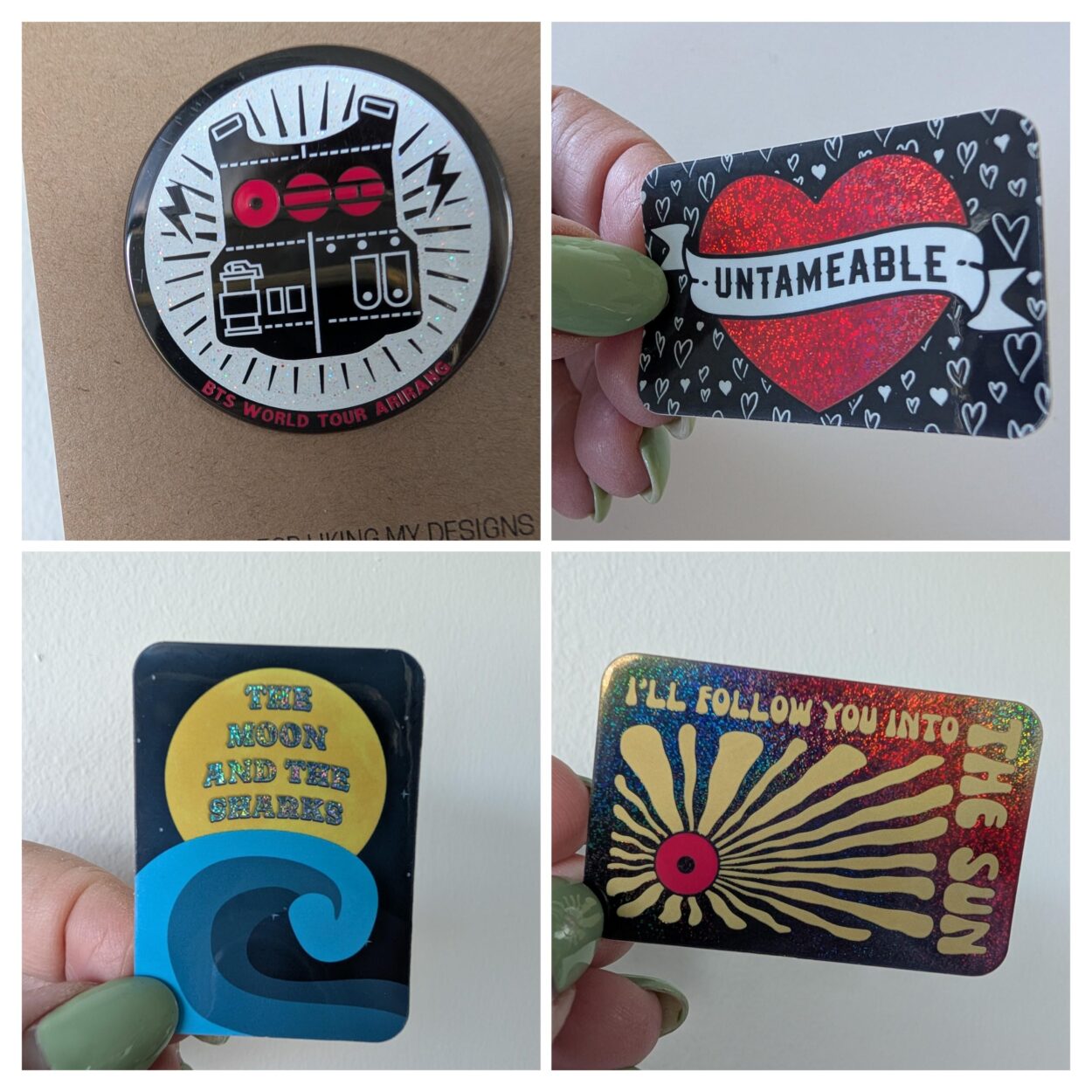 [GIVEAWAY] WORLD TOUR COMMEMORATIVE PIN (AND STICKERS) (WORLDWIDE)