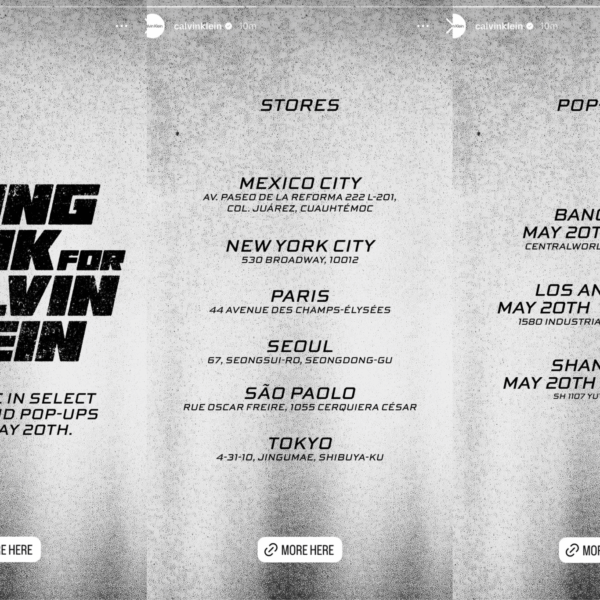 [Calvin Klein IG Stories] Stores & Pop-ups carrying Jungkook for Calvin Klein - 190526