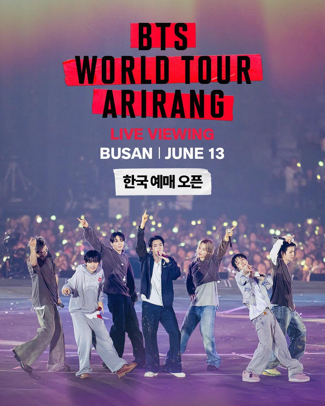 [HYBE MERCH Twitter] BTS ‘ARIRANG’ LIVE VIEWING IN BUSAN - 280526